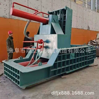 半自动立式60吨废纸皮压缩机湖南地区200吨废不锈钢压缩机厂家