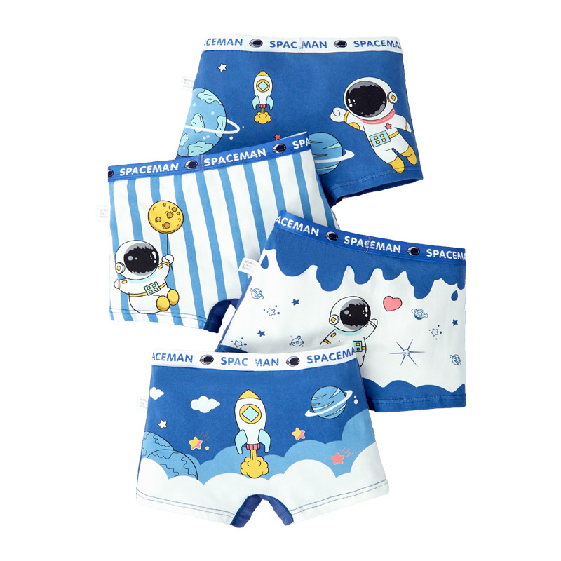 Ropa interior para niños Boxer de algodón puro Boxer de algodón suave para niños Boxer shorts de bebé clase A para niños Boxer shorts