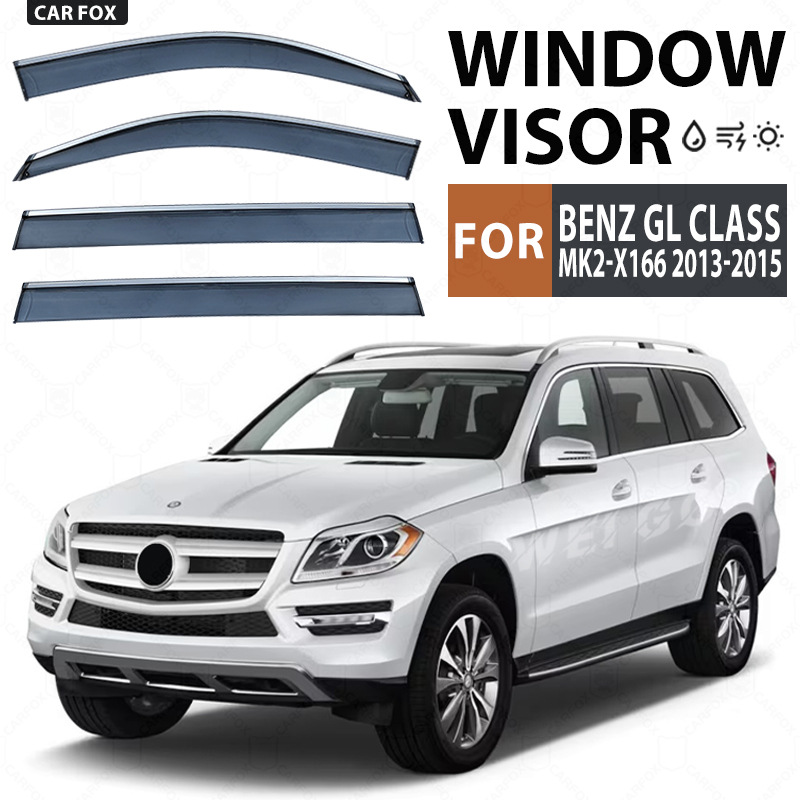Applicable to Mercedes-Benz GL-Class rain shield Benz GL Class X164 X166 Window visor