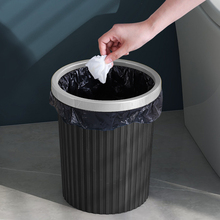 家用垃圾桶带压圈厕所卫生间客厅厨房创意大号分类塑料大容量宝粒