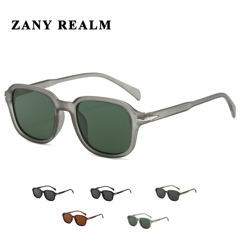 Fabricante de gafas de sol de caja cuadrada de moda transfronteriza europea y americana nuevo protector solar remache anti-ultravioleta gafas de sol modernas al por mayor