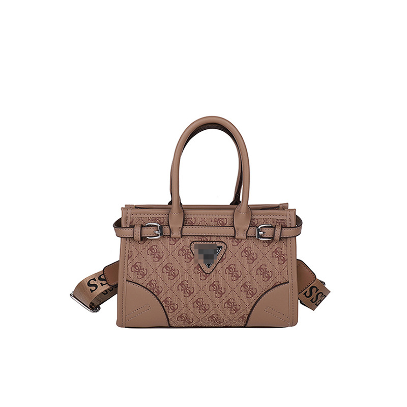 Bolso de mano estampado transfronterizo 2024 nuevo bolso de hombro rombo de alta gama diseño de moda bolso de mensajero de todo fósforo de cercanías