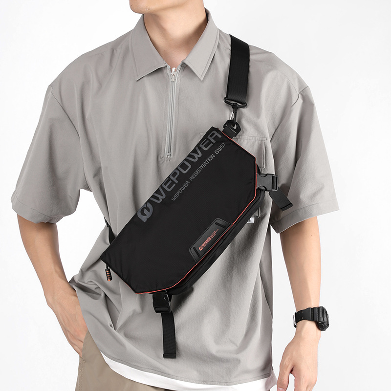 WEPOWER nuevo multifuncional de gran capacidad mochila de hombro casual de alto nivel bolso de pecho de hombre mochila pequeña