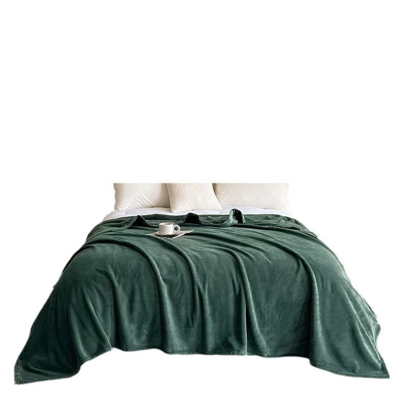 Duvet, coral flannel sofa for sleep, increased thickness