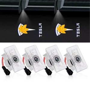Suitable for Tesla Model3 Modelx Models Welcome Light Modified to Decorate the Car Door with a Projection Atmosphere Led Light