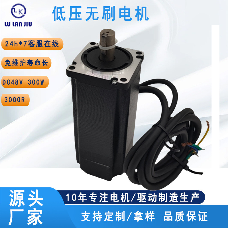 LK60BL12048 48伏 3000Rpm 适用于小型泵和通风系统300瓦无刷电机