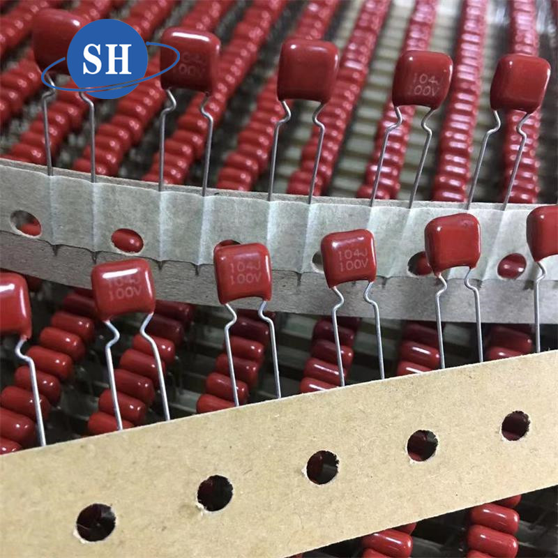 CBB104J 100V 0.1UF 编带排带 盒装 100NF CBB电容 薄膜电容 5%