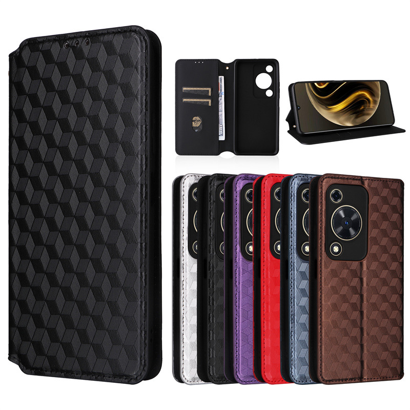 Huawei Nova Y72 Case With Card Slot Protective Leather Cover_voghion.com