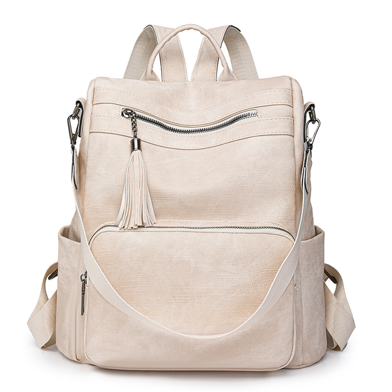 Nueva mochila antirrobo de moda casual, simple y versátil, mochila para mujer, bolso de viaje al por mayor