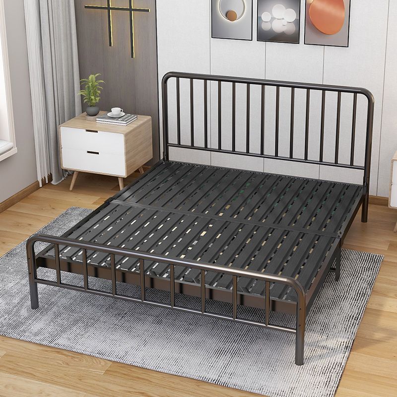铁艺床加厚加粗静音床双人1.8x2米欧式现代简约1米单人铁床铁架床