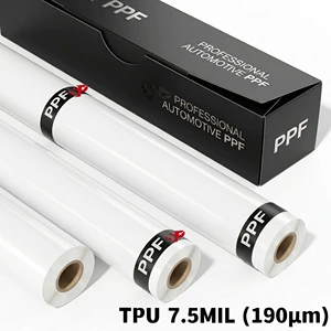 TPU transparent car film 7.5MIL self-healing ultra-bright hydrophobic car paint protection film exclusively for cross-border supply