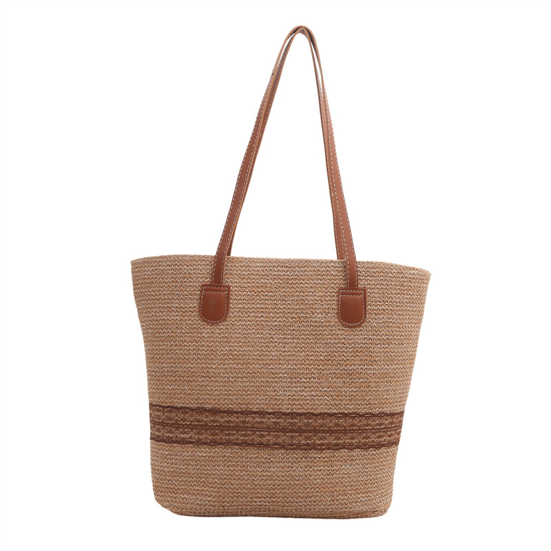 Gran capacidad de moda coreana empalme bolso de cubo de agua 2024 primavera y verano nuevo estilo versátil bolso casual bolso de hombro
