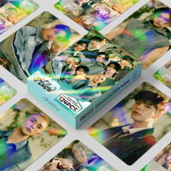 現物124枚のレーザーカードSTRAYKIDSミニ新専Hollowフラッシュカードスター写真LOMOカード