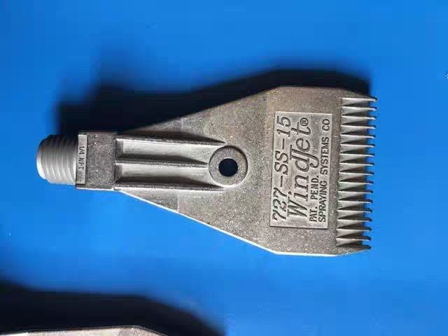 塑料吹风喷嘴鸭嘴ABS铝合金不锈钢加宽风刀喷咀AAB727-1/4-SS15
