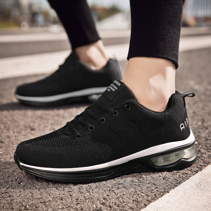 Herren-Lederschuhe, Freizeitschuhe, Sportschuhe, Turnschuhe, Mesh-Fußgewölbeunterstützung, gepolstertes Schuhwerk_voghion.com