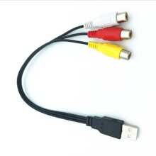 USB�D3RCAĸ�� AV���l��3rca  USB A���D��ɏ��ĸ�^�~о��