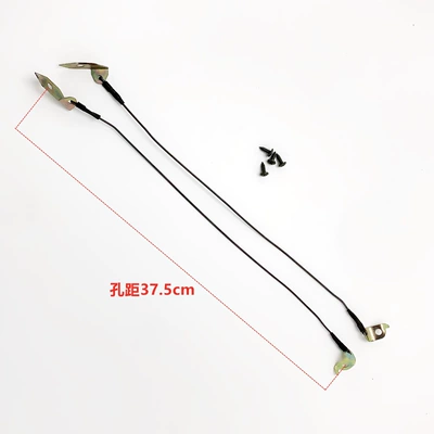 steel cable scooter tail box – Motorcycle trunk - model-d-375cm-comes-with-screws