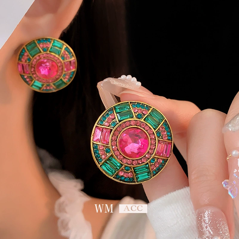 Серьги, серебряная игла, французский стиль, светская роскошь, высокий качество, оптом