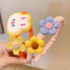 Children's headband, cute hair accessory, cartoon non-slip hairpins, flowered, South Korea