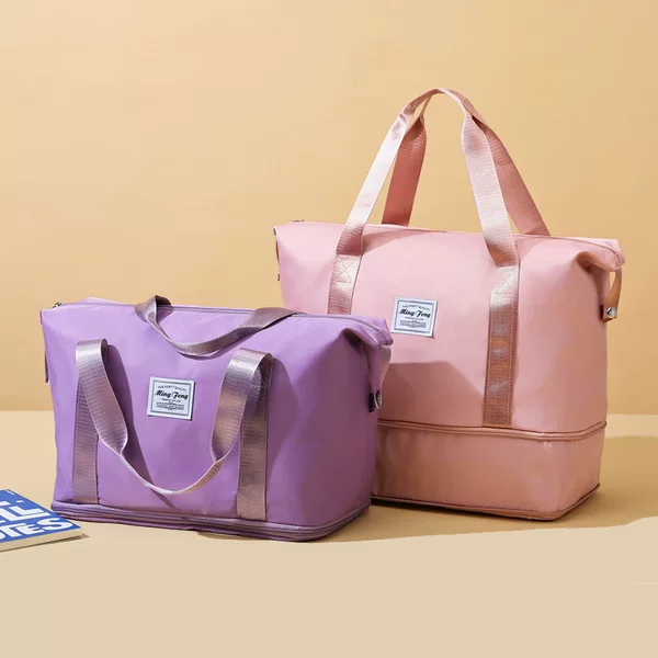Large Capacity waterproof travel bag wet and dry separation sports yoga swimming fitness bag student short trip luggage bag