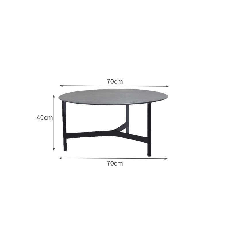 Sofá de ratán al aire libre impermeable y protector solar balcón al aire libre cama de ocio combinación patio jardín silla de mimbre muebles