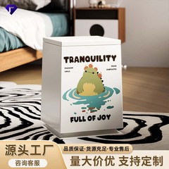 可爱卡通大容量垃圾桶家用高颜值儿童创意简约厕所卧室纸篓垃圾桶