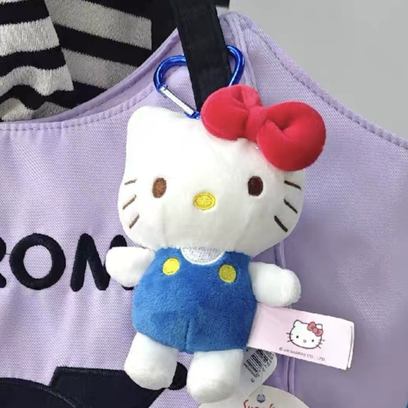 Sanrio, hello kitty, подлинная классическая мультяшная плюшевая кукла, сумка, упаковка, брелок