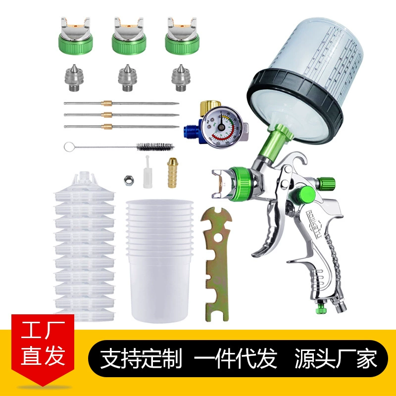 Автомобильный пневматический распылитель для покраски 2008 года, верхний контейнер, верхний слой, листовой металл, высокая степень распыления, эффективное сопло для распыления.