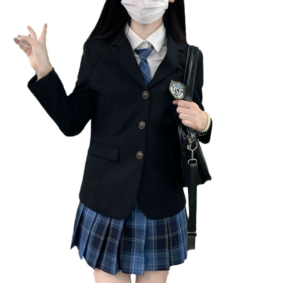 Оптовый комплект школьной формы JK: юбка, куртка с коротким рукавом, зимний стиль, студенческий стиль, для миниатюрных людей, в японском стиле