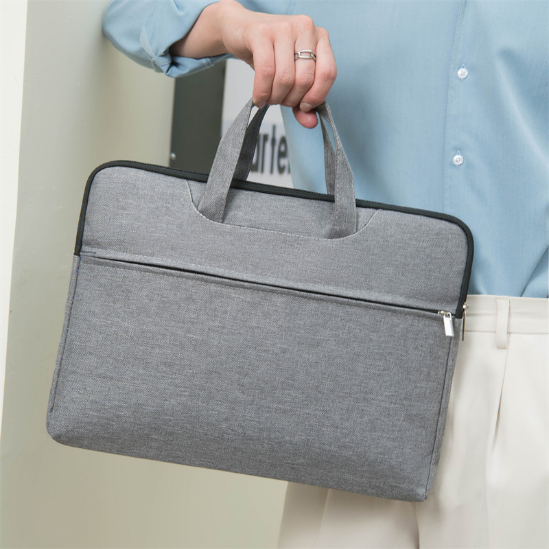 Maletín empresarial de gran capacidad 2025 Spring Conference Bolsa de documentos portátil Palabra impresa Bolsa de computadora Paquete de información de capacitación