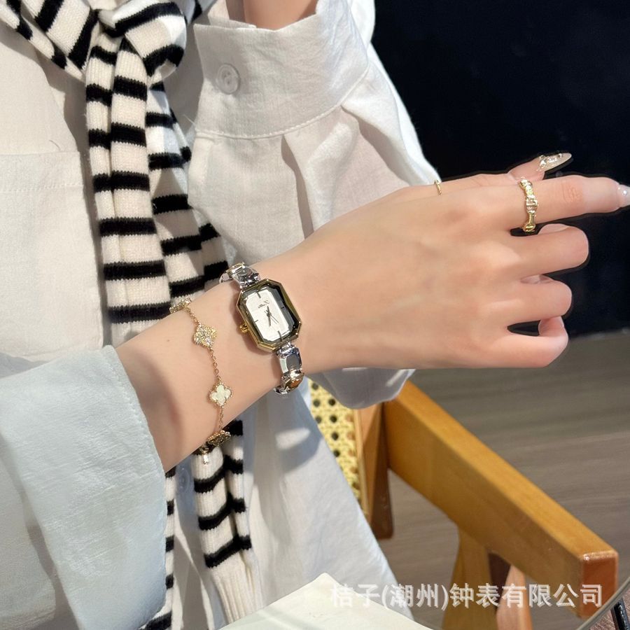 Scottie詩高迪9610h小方糖軽豪華女性サラリーマンビジネスファッション角型石英腕時計