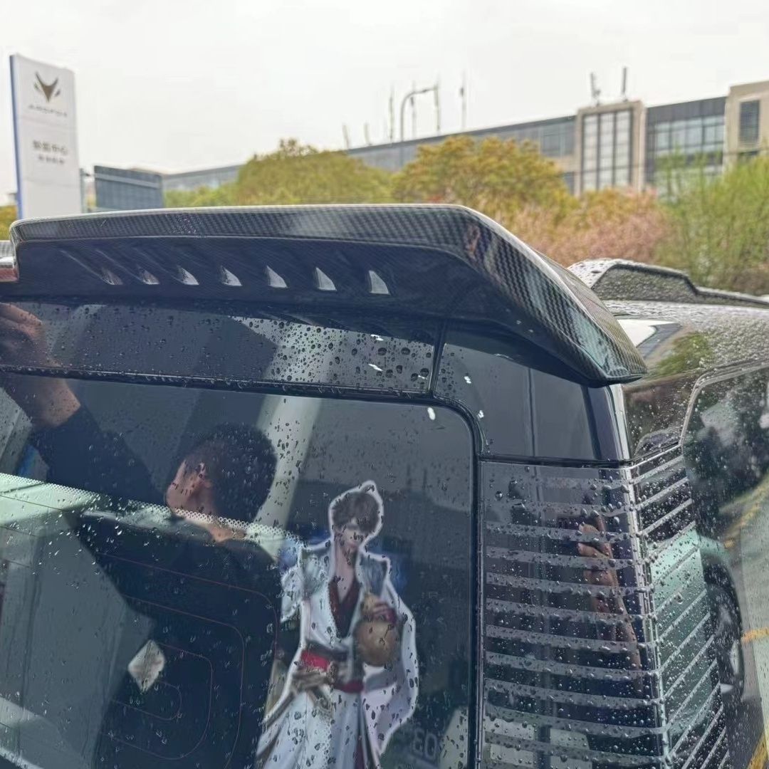 Chery Icar03 Rear Wing Modification, Integrated Rear Spoiler, Icar03 Modified Integrated Roof Wing, Exterior Decorative Accessories