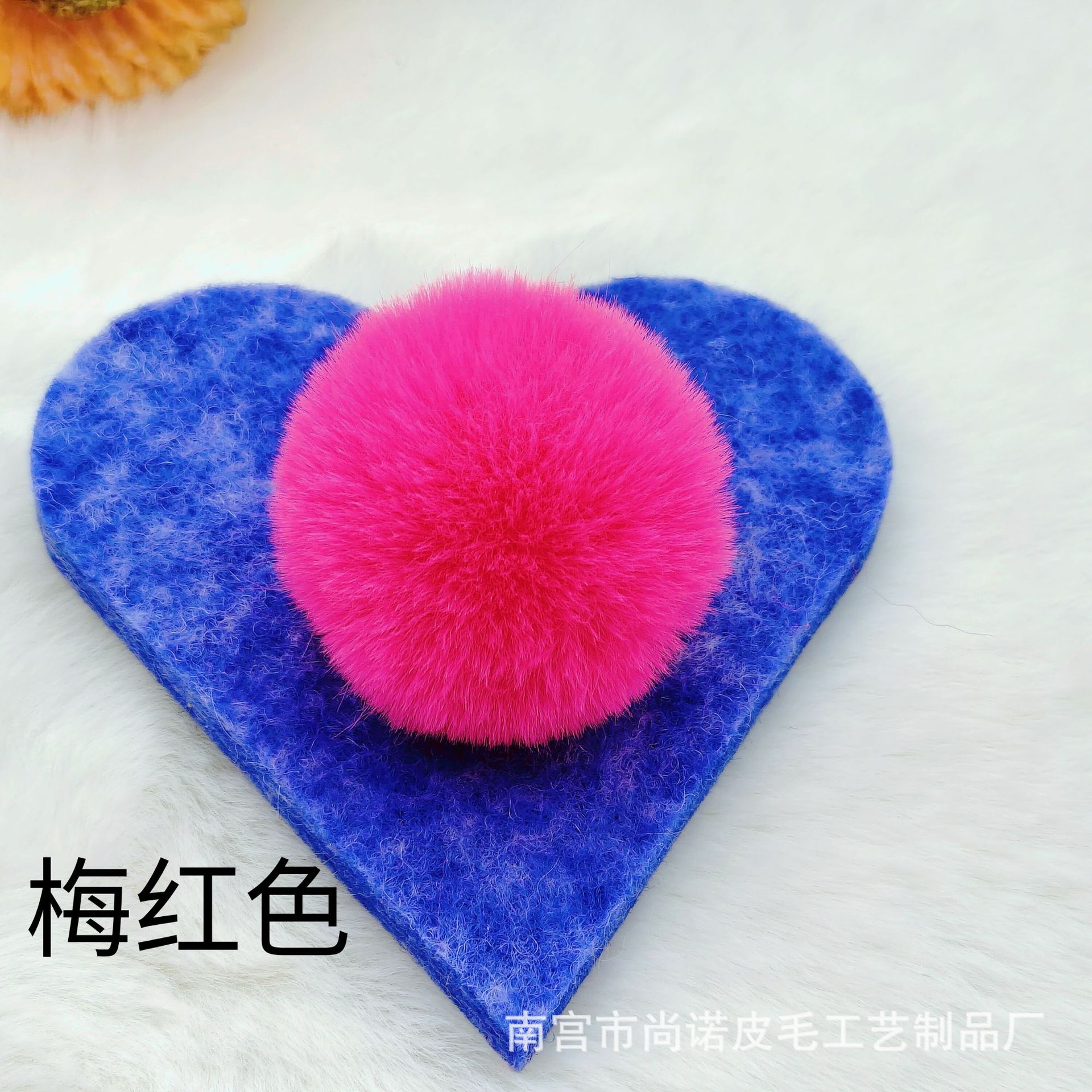 Imitación de conejo Rex Bola de piel corta Bola de piel falsa Rex bolsa de piel de conejo accesorios de juguete Bola de piel artificial