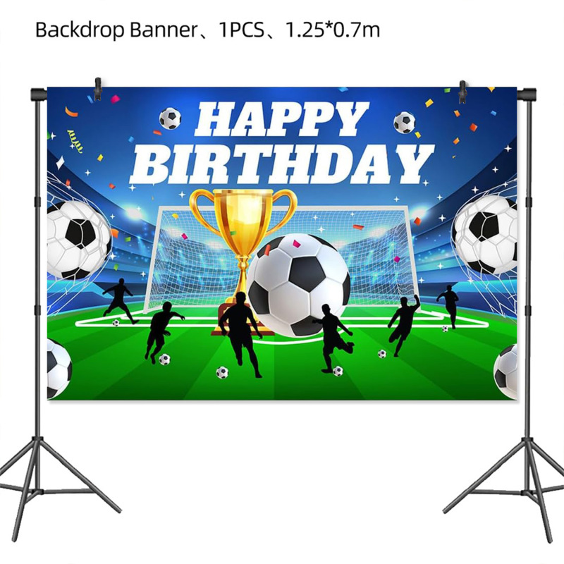 ワールドカップサッカーテーマパーティー用品フルセット食器背景壁テーブルクロス旗ケーキインサートバルーン|undefined