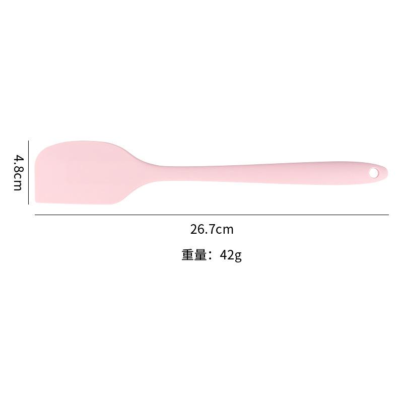 现货一体式硅胶大号刮刀烘焙刮刀蛋糕抹刀 奶油刮拌刀烘焙工具