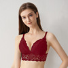 Postpartum underwear for pregnant, thin lace wireless bra for breastfeeding