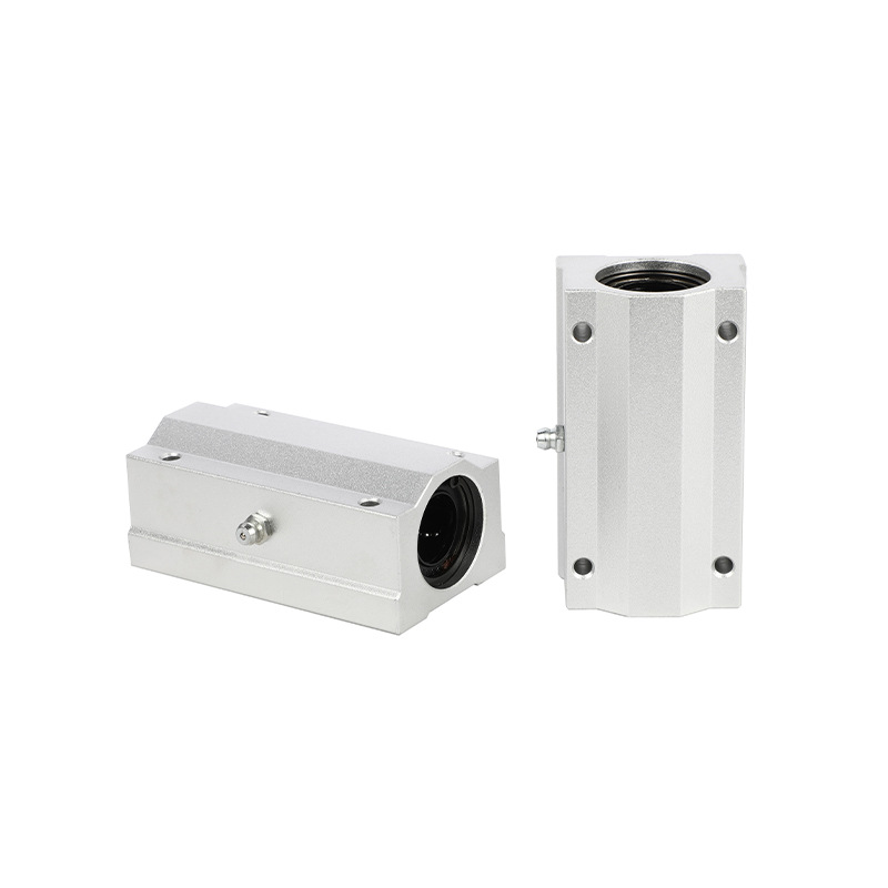 直线轴承固定座带润滑装置LHBB/LHBBW-MX10 12 16 20 25 30 35 40