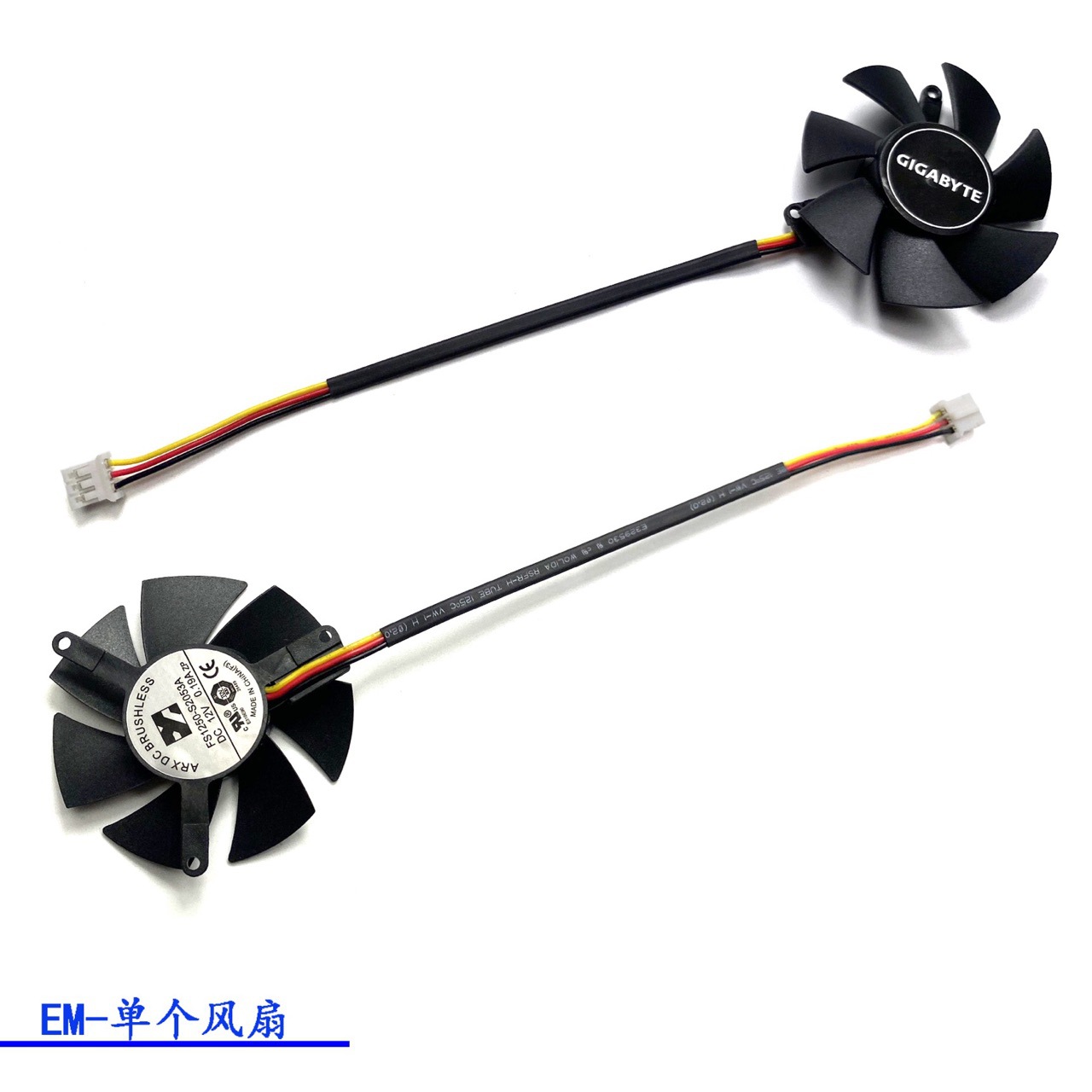 GigAbyte GTX1050ti 1050 1030 N710 HAlf-height Knife CArd GrAphicS CArd FAn FS1250-S2053A