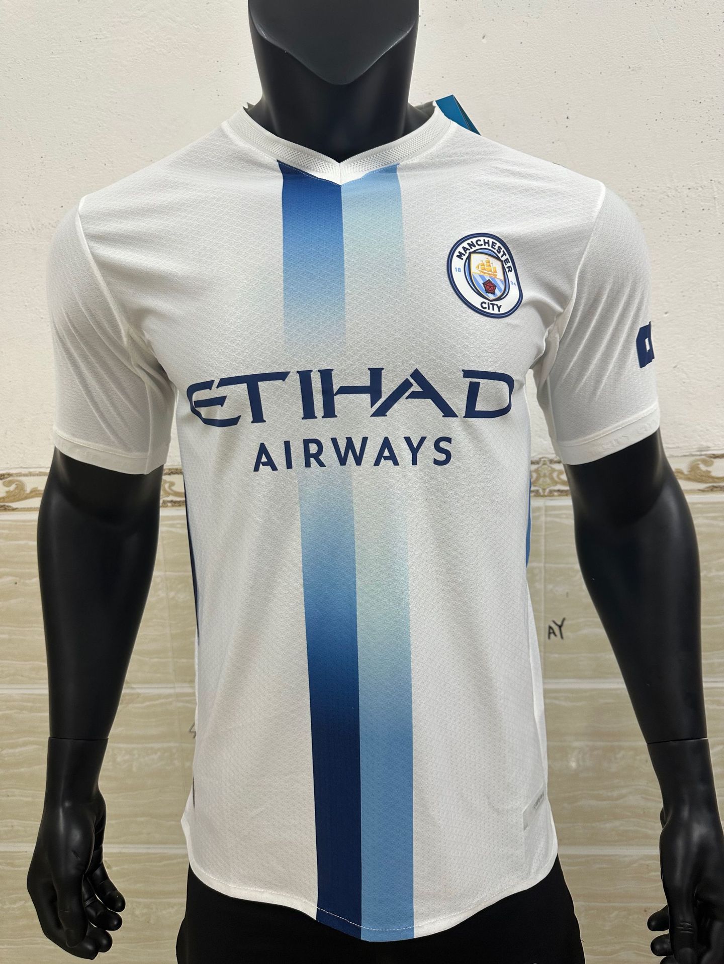 2627 Manchester City Away-Blue and White