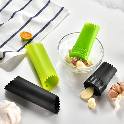new pattern Bump stripe silica gel Garlic peeler originality kitchen Large Garlic Peeler garlic skin tool