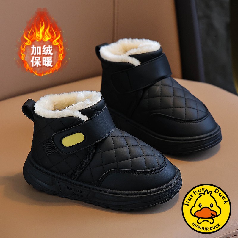 Botas de nieve para niños 2025 invierno nuevas botas de niñas con calentamiento de lana zapatos de algodón para niños zapatos de algodón para estudiantes primarios invierno image 8