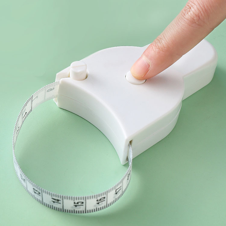 携帯トーチの腰の巻尺の巻尺の3つの皮の定規は自動的にウエストのバストの量の体の定規の密な量の服のy型の巻尺を測定します。|undefined