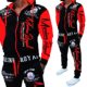 2021 foreign trade cross-border autumn new leisure elastic hip hop sports suit hooded top pants