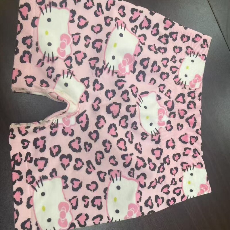 Cross-Border High-Waisted Butt-Lifting Yoga Shorts for Women, Tight-Fitting, Slimming, Peach-Butt Cartoon Print, Fitness Sports, Hot Girl New Style
