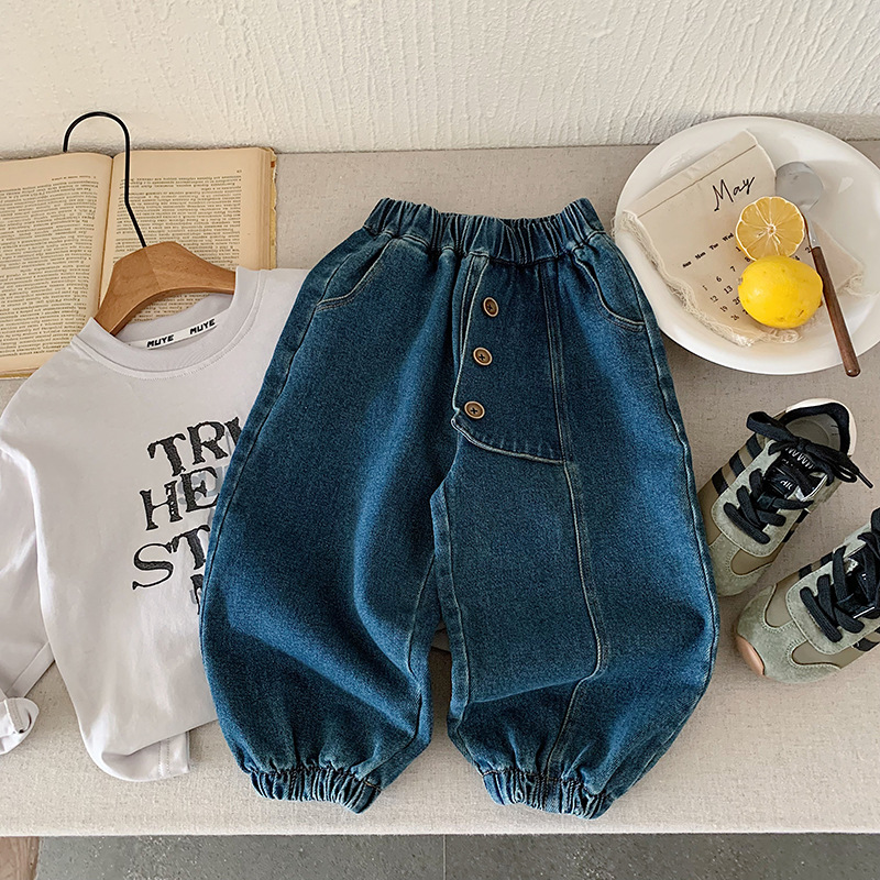 Children's spring fashionable jeans