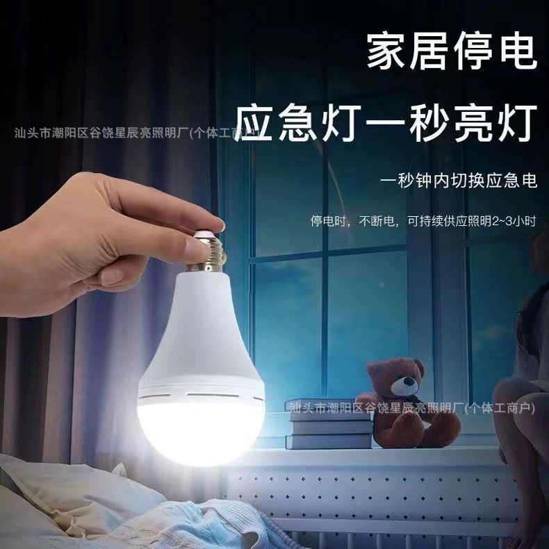 LED аварийный свет для похода, туристическая лампа, с резьбовым цоколем