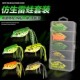 Lifelike Frog Lures 10 colors Soft Plastic Frog Lures  Fresh Water Bass Swimbait Tackle Gear