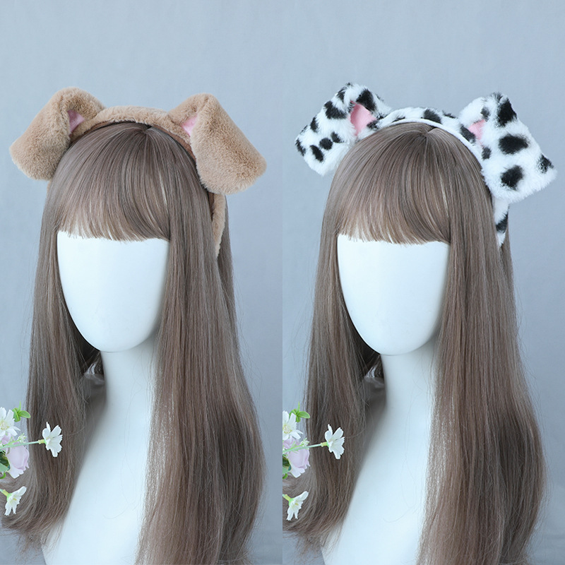 工場では、カスタマイズされたコミコン獣耳少女コス小道具、手作りの猫、犬、オオカミ、キツネの耳のヘッドバンドを図面とサンプルで加工します。|undefined
