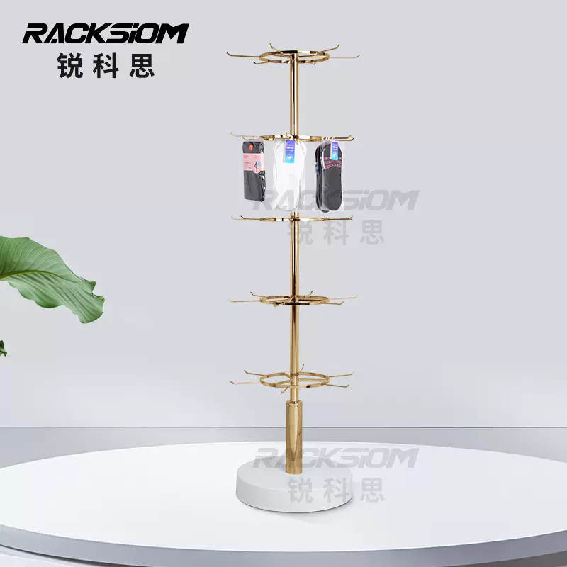 不锈钢帽子架 万向衣帽架旋转丝巾架袜子展示陈列架服饰中岛陈列