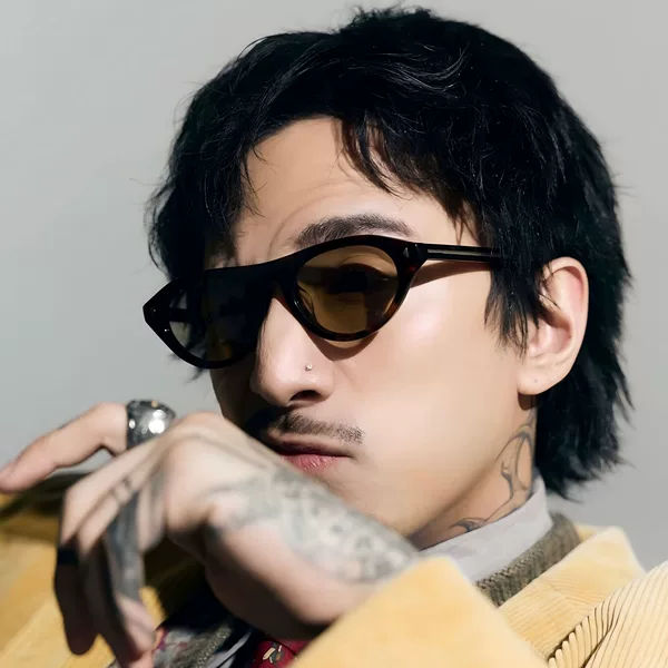 Small Frame Cat-Eye Sunglasses, Fashionable New Style for Women, Popular on Xiaohongshu, Same Style as Influencer, No-Makeup Sunglasses